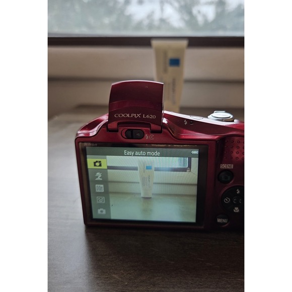 Nikon Coolpix L620 Red Digital Camera with SD Card READ - Picture 15 of 16
